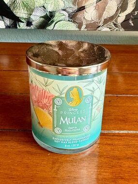 NEW DISNEY PRINCESS MULAN Single Wick Candle Bath & Body Works